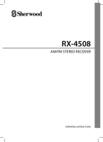 Sherwood RX-4508-Owners-Manual